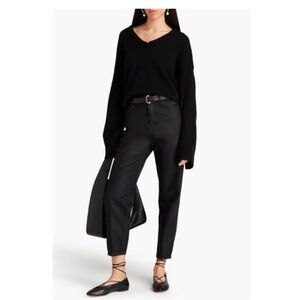 NWT Toteme Coated High Rise Taper Jeans